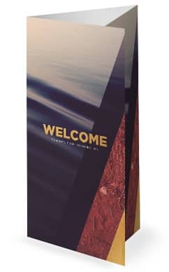 Hands And Feet Church Trifold Bulletin Template