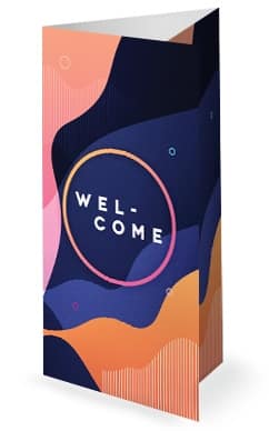 Fall Kick Off Church Trifold Bulletin Template