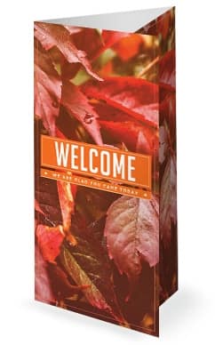 Thankful to God Thanksgiving Trifold Bulletin Template