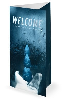 Divine Healing Church Trifold Bulletin Template