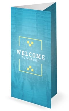 Seek First The Kingdom Of God Church Tri Fold Bulletin