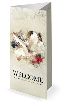 Beautifully Broken Good Friday Church Trifold Bulletin