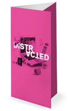Distracted Church Trifold Bulletin Template