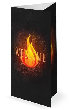 Pentecost Gift Of The Holy Spirit Trifold Bulletin Template