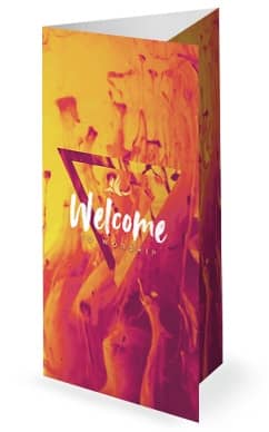 Pentecost Sunday Church Trifold Bulletin Cover