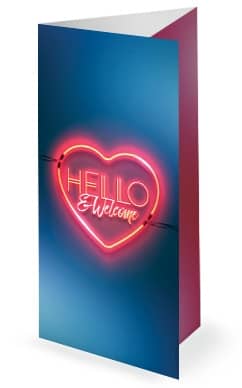 Love In Action Sermon Trifold Bulletin Cover