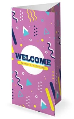 Vacation Bible School Trifold Bulletin Template