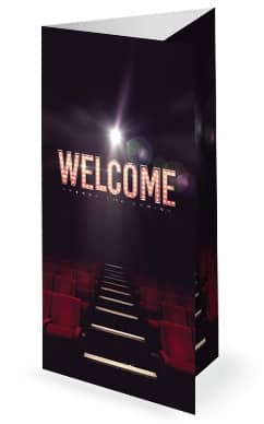 At The Movies Church Sermon Series Trifold Bulletin