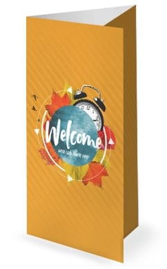 Fall Back Service Trifold Bulletin