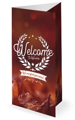 Give Thanks In All Circumstances Church Trifold Bulletin