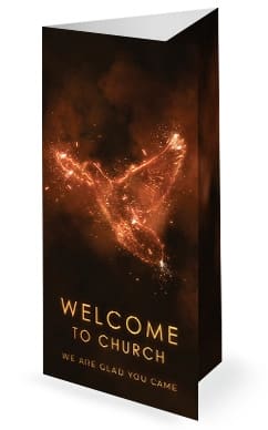 Fire Of The Spirit Pentecost Sunday Trifold Bulletin Cover