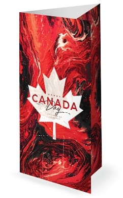 Canada Day Church Trifold Bulletin