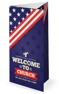 Labor Day Picnic Church Trifold Bulletin