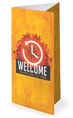 Welcome To Church Daylight Savings Trifold Flyer