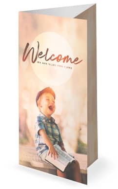 Faith Like A Child Trifold Bulletin