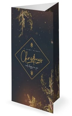 Very Merry Christmas Church Trifold Bulletin