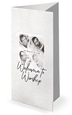 Sanctity of Life Church Trifold Bulletin