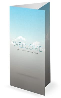 The Vow Church Trifold Bulletin