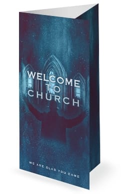 Worship Weekend Trifold Church Bulletin