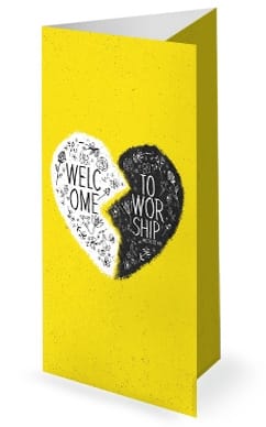 Unloveable Church Trifold Bulletin