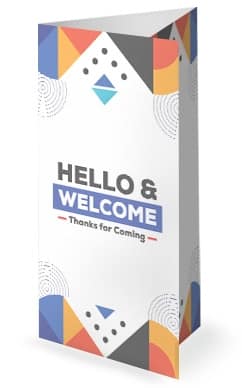 Family Sunday Worship Trifold Bulletin