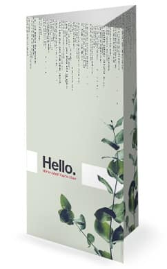 Words To Live By Church Trifold Bulletin
