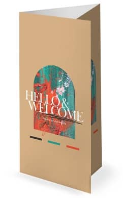 Perfect Is Boring Church Trifold Bulletin