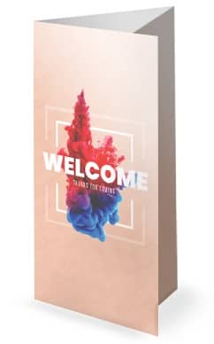 Pentecost Holy Spirit Come Church Trifold Bulletin