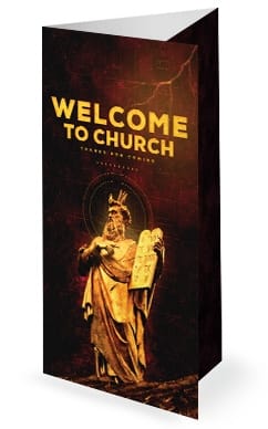 Written In Stone Church Trifold Bulletin