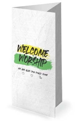 Crazy Generous Church Trifold