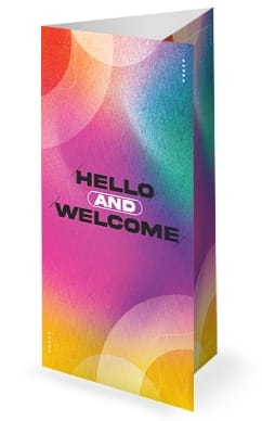 Happy New Year: Trifold Bulletin