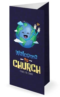 Change Your World: Trifold Bulletin Cover