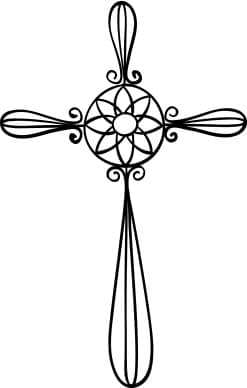Decorative Cross Clipart