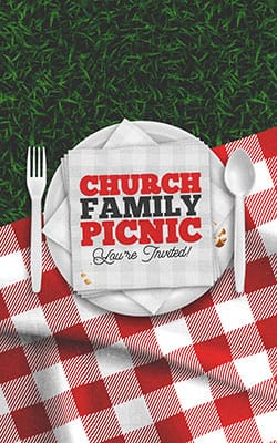 Church Picnic: Bifold Bulletin