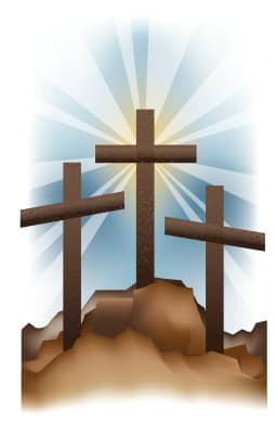 Golgotha Hill Crosses