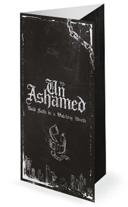 Unashamed Chalkboard: Trifold Bulletin Cover