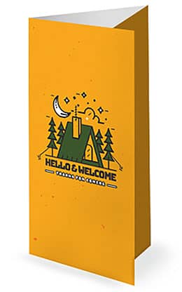 Summer Camp: Trifold Bulletin Cover