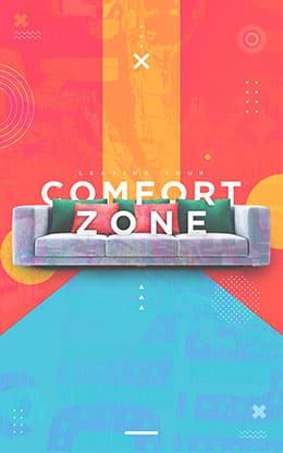 Comfort Zone: Bifold Bulletin Cover