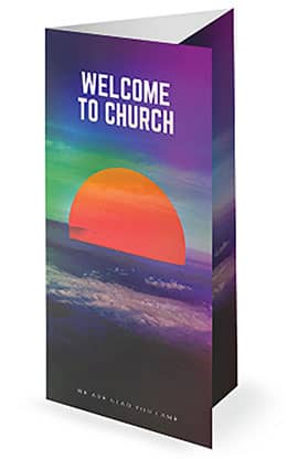 New Every Morning: Trifold Bulletin Cover