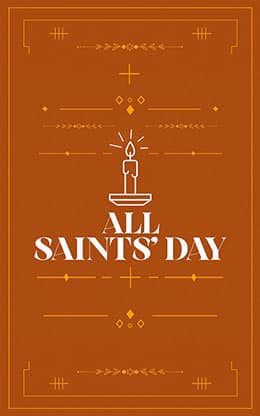 All Saints Day: Bifold Bulletin Cover