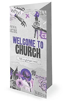 Rediscover Church: Trifold Bulletin Cover