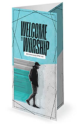 Walk the Walk: Trifold Bulletin Cover