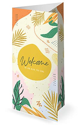 Give Thanks: Trifold Bulletin Cover