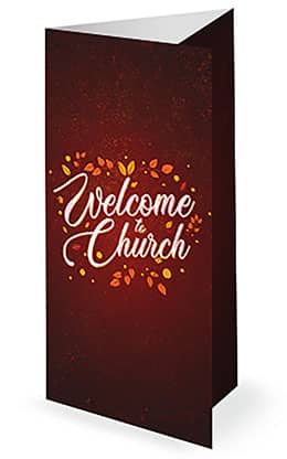 Happy Thanksgiving: Trifold Bulletin Cover