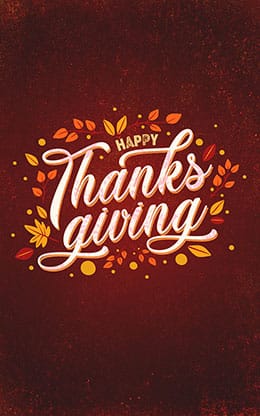 Thanksgiving: Bifold Bulletin Cover