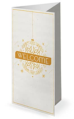 Golden Christmas: Trifold