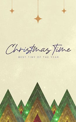 Christmas Time: Bifold Bulletin Cover