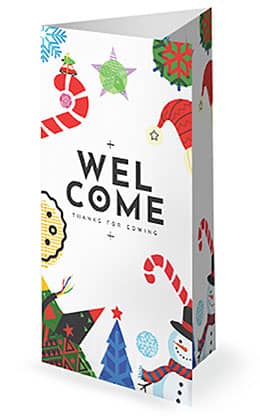 Christmas Volunteer Opportunities: Trifold Bulletin Cover