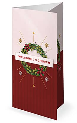 Christmas Prayer Service: Trifold Bulletin Cover