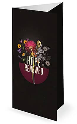 Hope Renewed: Trifold Bulletin Cover
